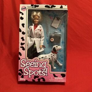 Totsy 11 1/2 Inch Seeing Spots! Dol /Fashion / Sandi‎ Veterinarian Dalmatian Dog
